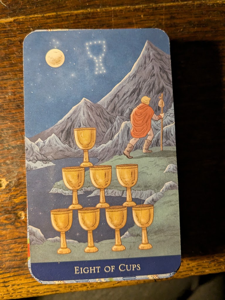 Home Behind and World Ahead: Season of Coming and Going with Tarot: Day 9